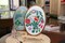 Maydear 4 Pack Embroidery Starter Kit with Pattern, Stamped Cross Stitch Kits for Beginners Adults with Embroidery Hoop and Instructions, Hand Embroidery Kit Cross Stitch Kits Stamped